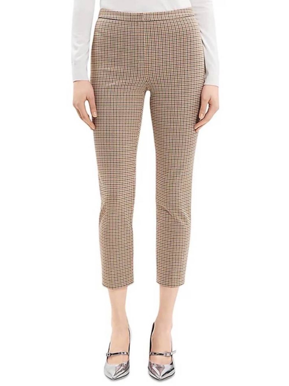 Theory CL Slim Pant in Houndstooth Knit